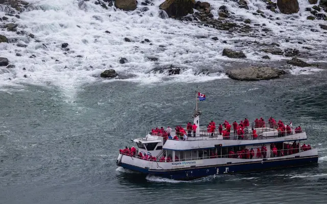 Travellers on a guided tour